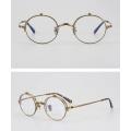 Gold Round Titanium Designer Glasses