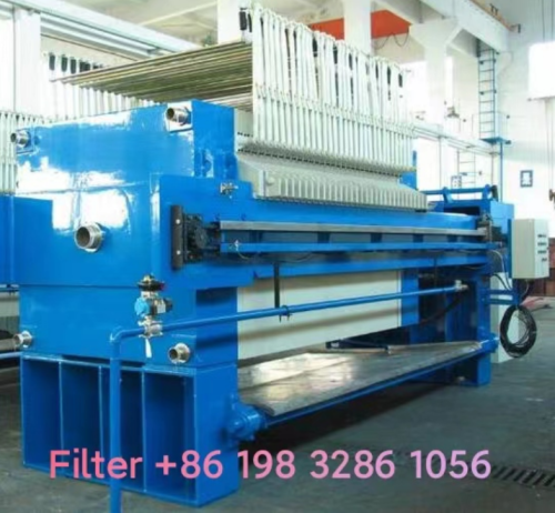 Filterpress med rengöringsenhet av Shenhongfa