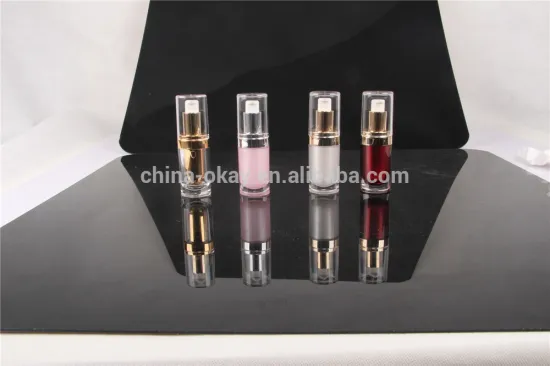 2015 newest cosmetic jars bottles container/15ml oval Cosmetic Packaging air tight Bottle