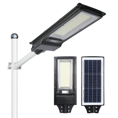 Luz solar para estrada com bateria de lítio ip65 100w externa