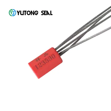 Free Sample Available Tamper Proof Container Logistics Steel Wire Rope Seal