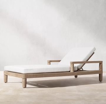 Hot Selling Teak Deck Chairs for Outdoors: Villa, Hotel, and Garden