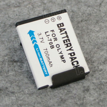 Portable battery pack for Li-70B Olympus batteries,3.7V 700mAh, Made in china