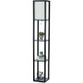 Best selling LED bulb MDF shelf floor lamp