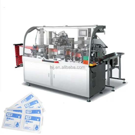 Automated Multi-Lane Alcohol Swab and Wipe Production Machine