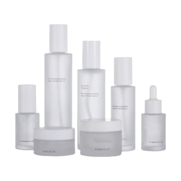 Luxury Frosted Amber Glass Spray Bottles with Black Pump - Full Set (30ml, 60ml, 100ml, 120ml)