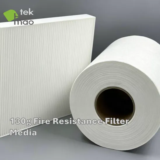 130g Fire Resistance Filter Media Material