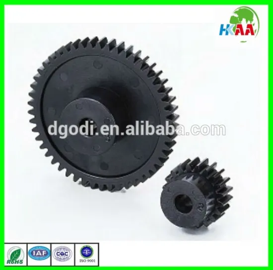Professional Design Plastic Nylon Spur Gear for power transmission part
