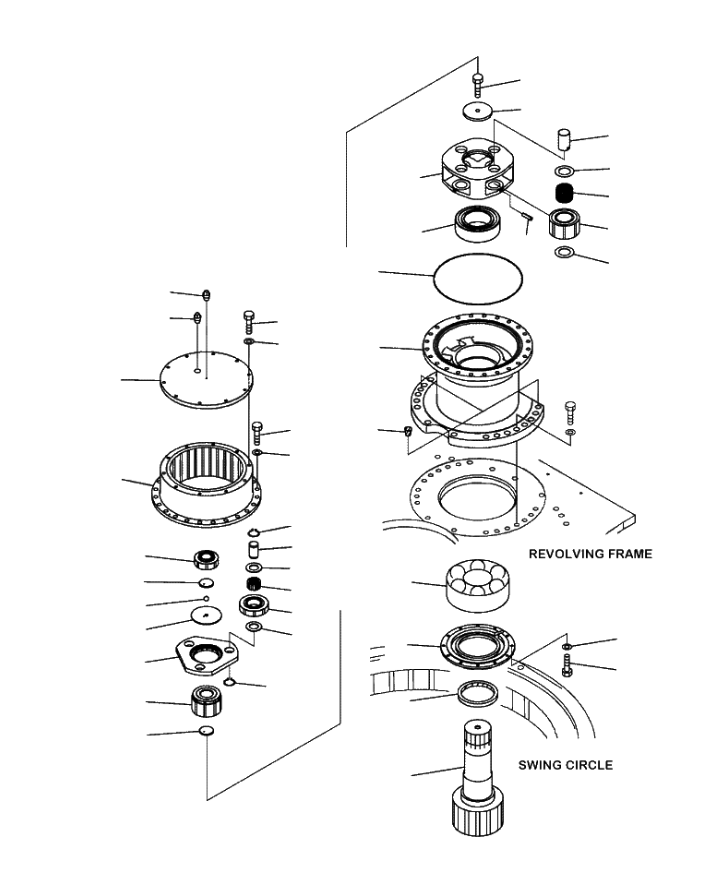 PC400-7 Swing Machinery 208-26-00211 Swing Motor Motor