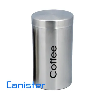 Metal Tea Coffee Sugar Airtight Metal Tea Canister