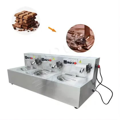 Mini Automatic Dark Chocolate Melting and Moulding Machine