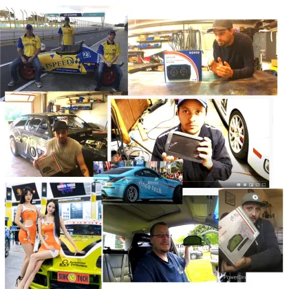 SINCO TECH 7'' LCD Universal Dashboard for Cars