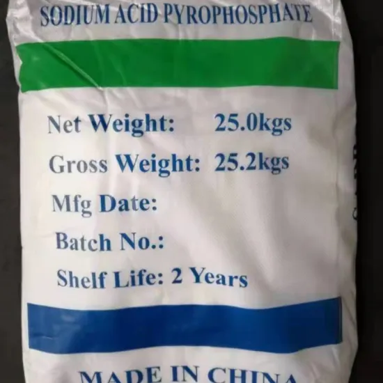 Sodium acid pyrophosphate phosphates