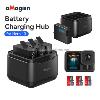 Wholesale GoPro Hero 13 Battery Charger Hub and Accessories