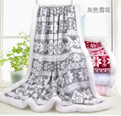 home textiles blanket 100% polyester coral fleece flannel blanket