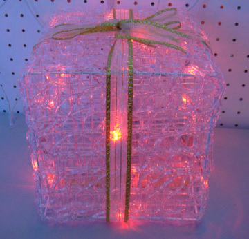 20l red led acrylic gift box