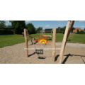 Jeux de balançoire en bois pour jardin d&#39;enfants