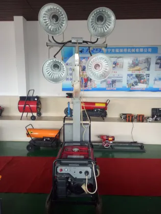 1000w*2 LED portable lighting tower for emergency light FZM-1000A