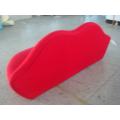 bocca sofa in red Fabric