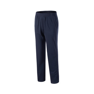 Navy Color Cotton Long Pantaler pour les hommes