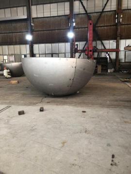 stainless steel dished head