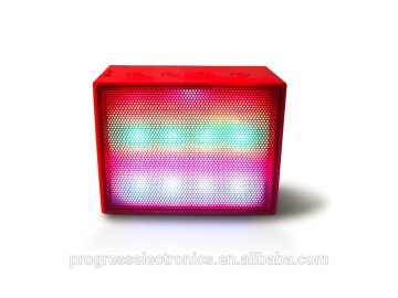 PSS 038 Best Christmas gift,Colorful LED light bluetooth speaker with handsfree ,USB/TF card ,AUX and FM radio function