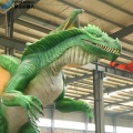 Simulasi tinggi animatronic naga untuk taman