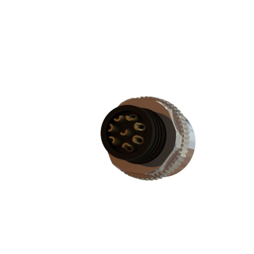 Amphenol Plug M12 Male 8-pin A key Unshielded Connector Manufactory