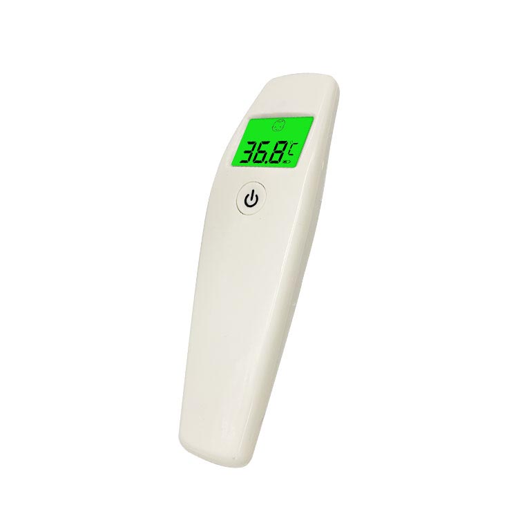 Portable touch-free infrared forehead kid thermometer