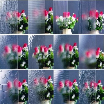 3mm,4mm,5mm,6mm Clear and colored Patterned Glass Price with CE