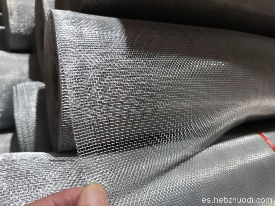 Pantalla de ventana de mosca de malla de aluminio de aluminio