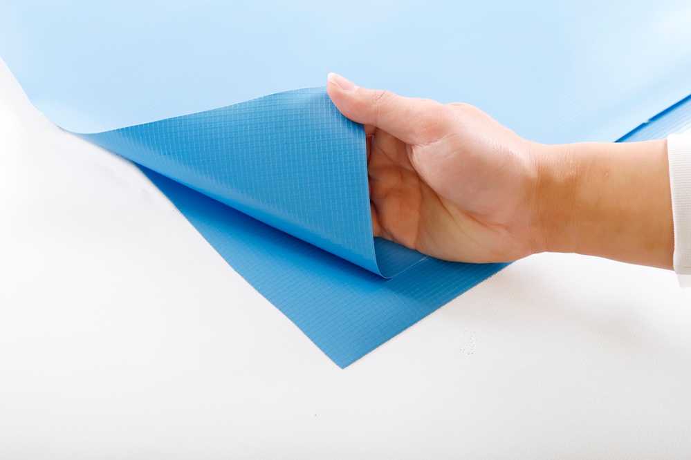 Tarpaulina de poliéster com revestimento de PVC à prova d'água