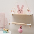 Storage Shelf Nordic Wall Hanging Shelf Swing Rope