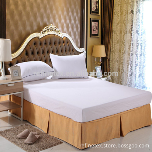 Bed Skirt For Hotel Use, Hotel Bed Skirt, Fitted Bed Skirt