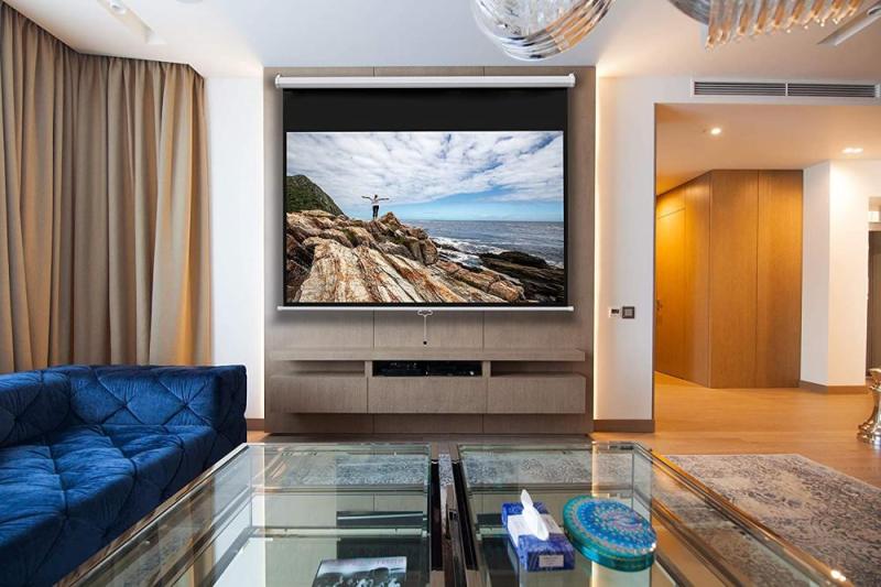 Proejctor Screen Manual Pull Down