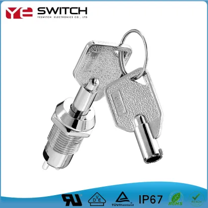 UL Key switch power lock for cabinet panel