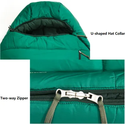 Large Size 4 Seasons Portable Fishing Sleeping Bag for Camping, Hunting, and Fishing