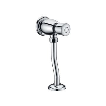 Wall-Mounted Chrome Plated Time-Delay Flush Valve