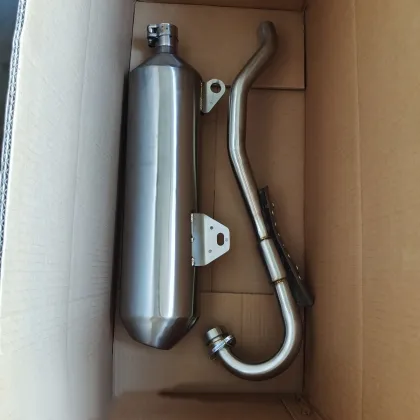 Carbon Fiber Exhaust Muffler for Qingqi QM200GY QM150GY Motorcycle