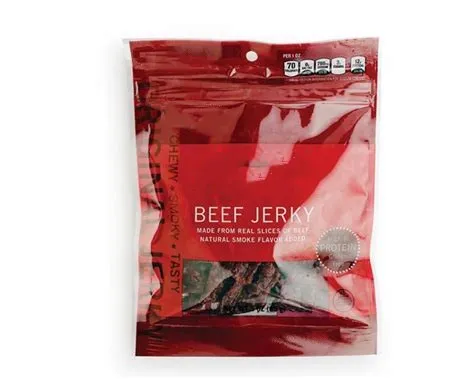 custom artwork three side sealed vacuum bag for dried food