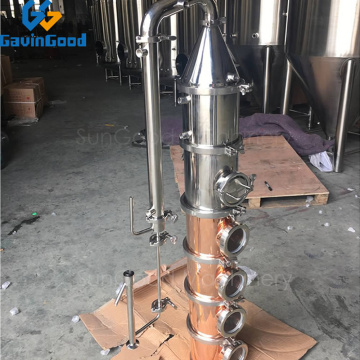 Bubble Plate Distillation still hybrid reflux copper column