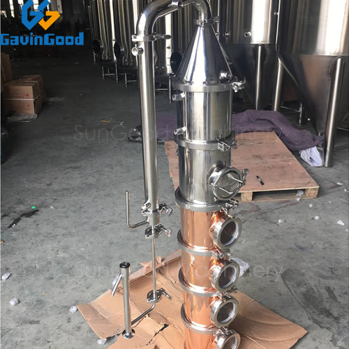 bubble plate reflux alcohol distiller copper column