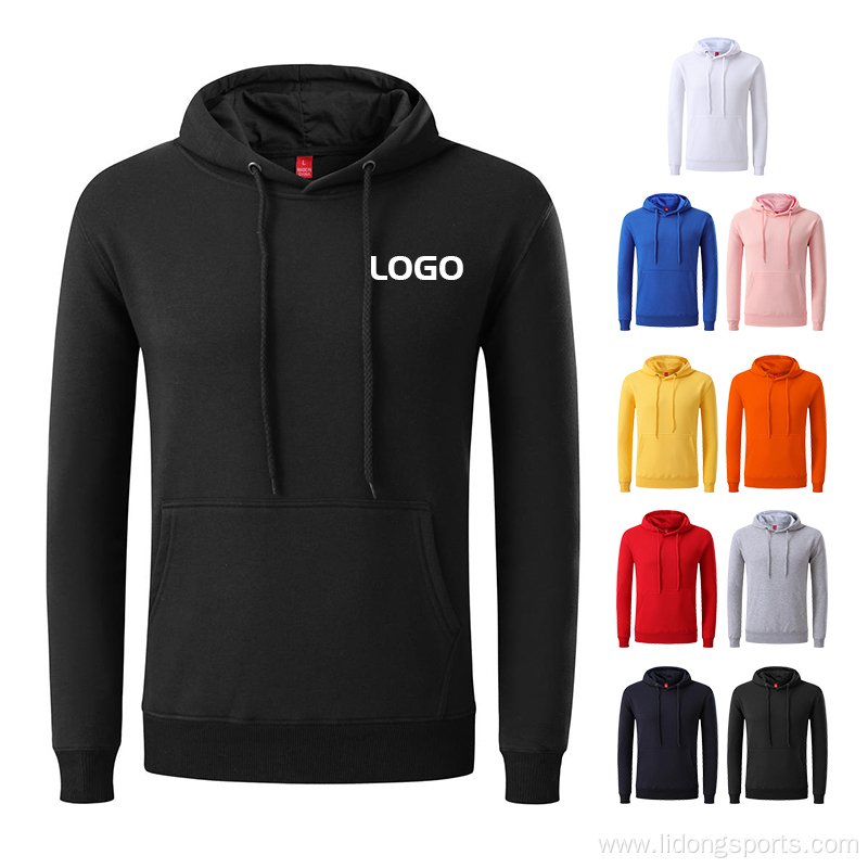 Custom Unisex Colorful Spring Pullover Hooded Sweatshirt