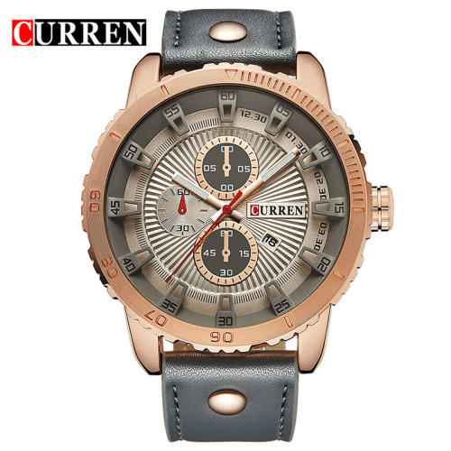 Luxury Leather Sport Wrist Watches Men