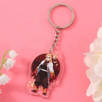 Custom Clear Acrylic Demon Slayer Keychains: Make Your Own Transparent Souvenir