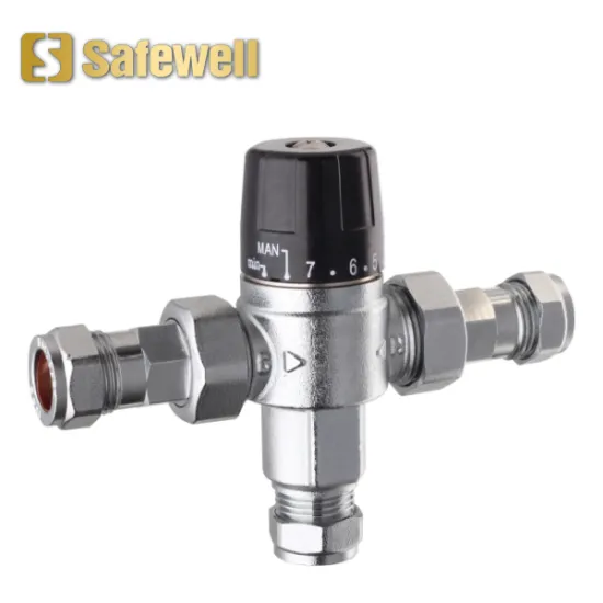3 way thermostatic mixing valve