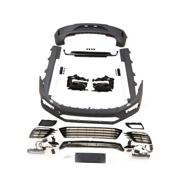 KSEEK Car Bumpers Front and Rear Body Kit for VW 2015-2017 Scirocco R Style