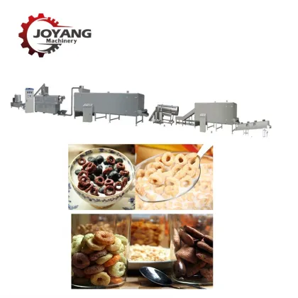 Automatic Cereal Production Line: Coco Pops and Froot Loops Manufacturing Machine