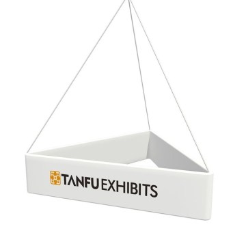TANFU Hanging Sign Triangle Shape for Trade Show
