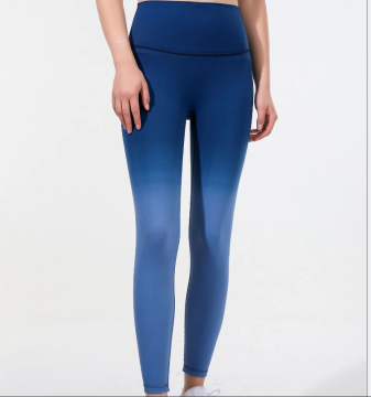 Custom High Quality Double-Sided Gradient Yoga Pants with Logo